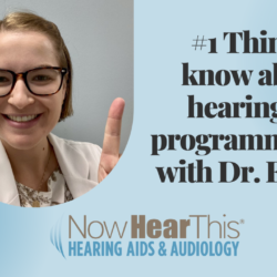 1 thing to know about hearing aid programming
